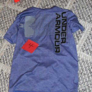 Boys Blue Large Under Armour shirt